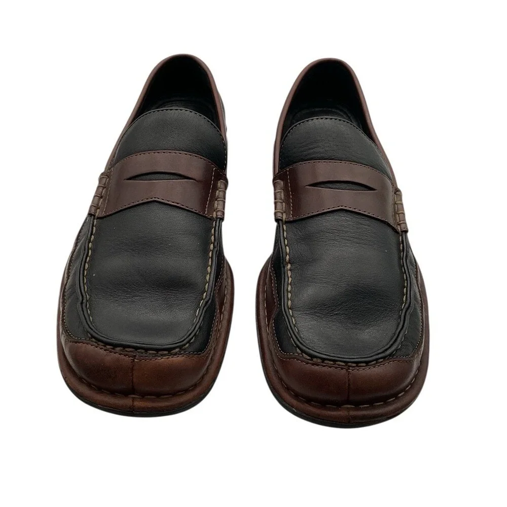 Timberland leather Loafer Black Casual Shoes for‎ Men size 7.5 M